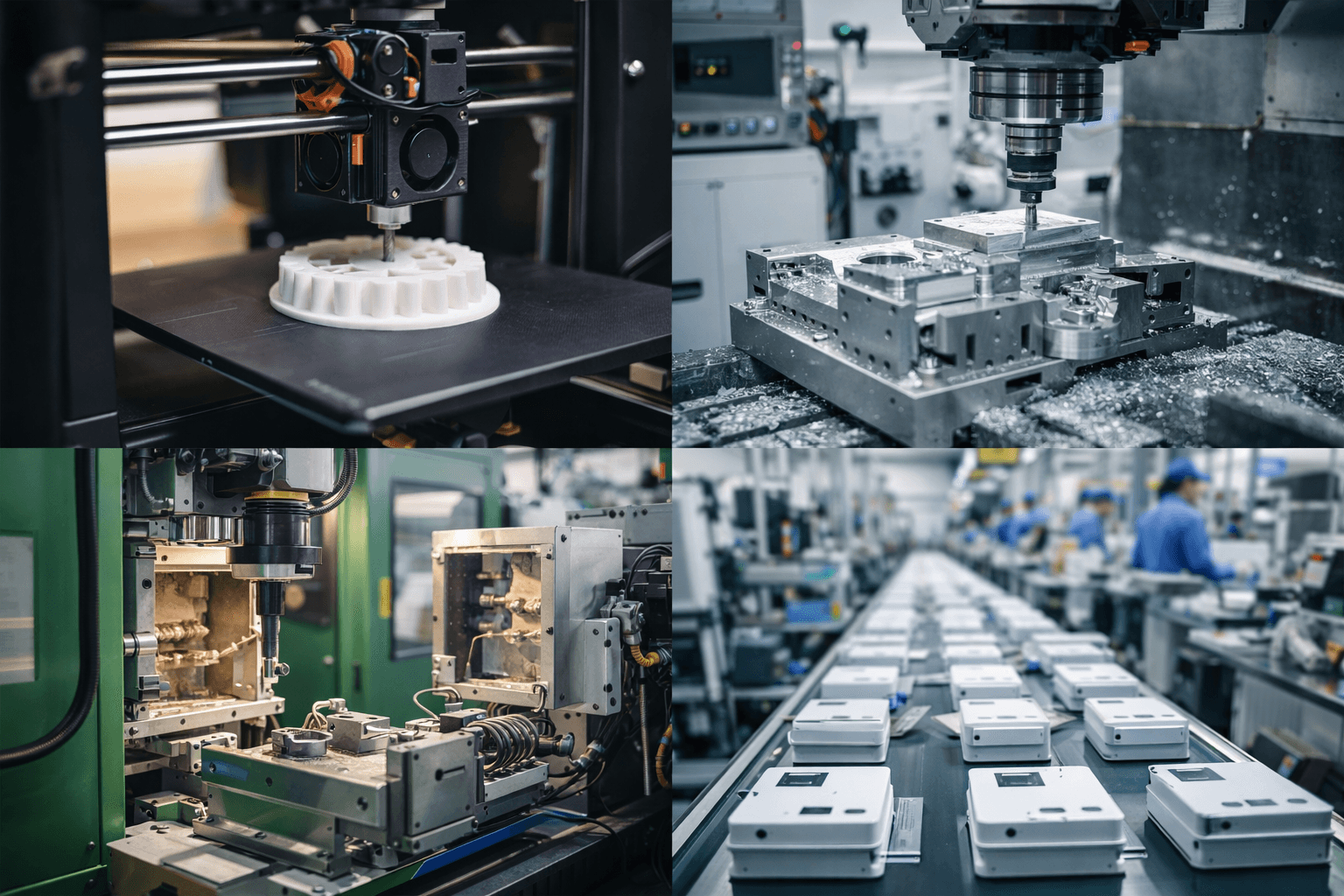 제조 설비와 생산 공정을 보여주는 이미지